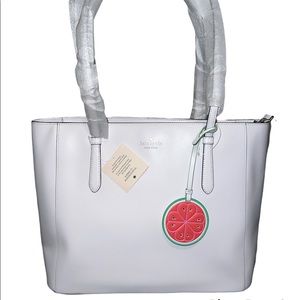 🆕 Kate Spade ♠️ Whitedove Loli Large Tote / White Bag